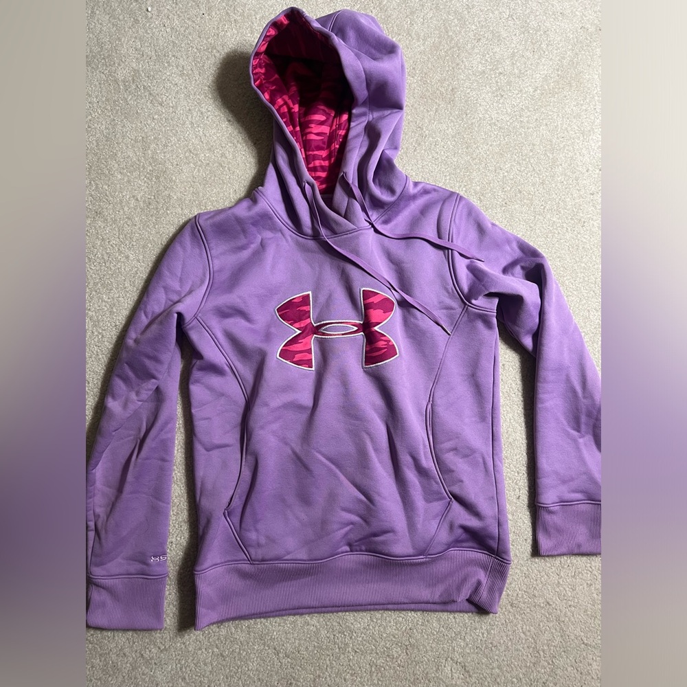 Women Under Armour purple/pink hoodie